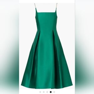 Adrianna Papell Mikado Fit & Flare Dress  Rhinestone Straps